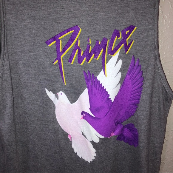 Sold! Prince Distressed purple rain Doves Tank 🕊 - Picture 2 of 5
